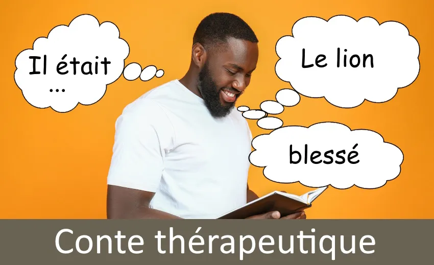 Le lion bless&eacute;