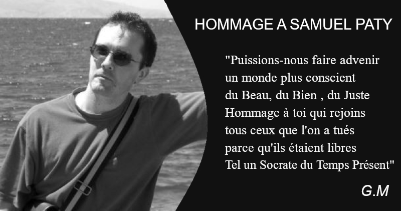 HOMMAGE A SAMUEL PATY