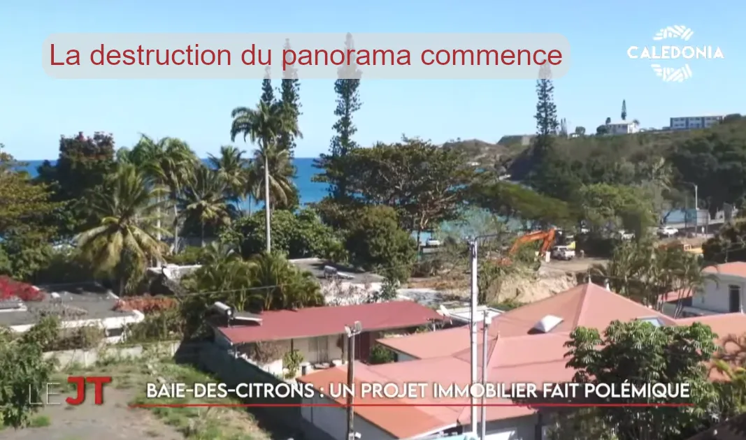 La destruction du panorama commence