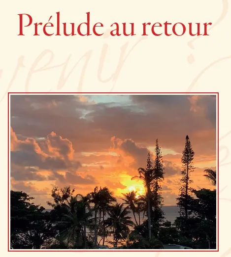 Prelude au retour